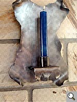 Wand-Kerzenhalter